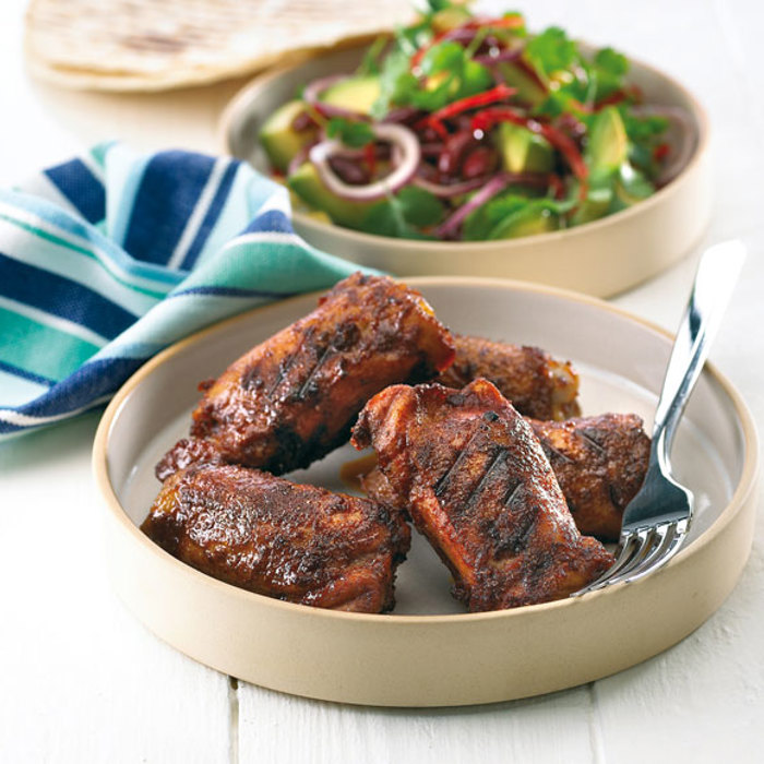 Spareribs med mexicansk salsa