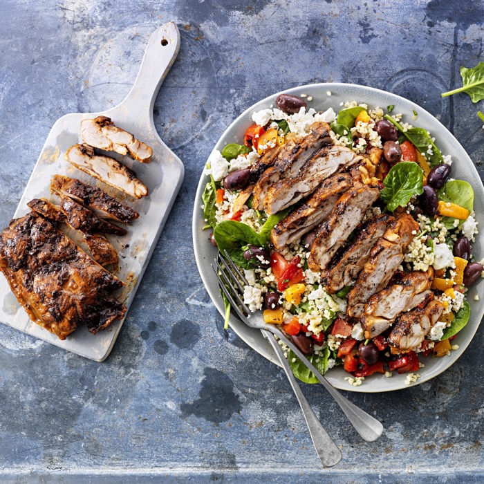 Lårsteak Med Bulgursalat